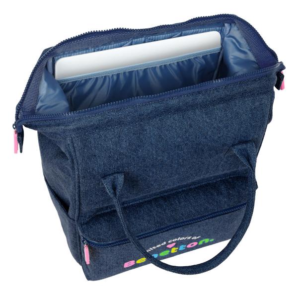 Mochila para notebook Benetton benetton 27 x 40 x 19 cm