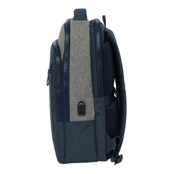 Mochila para notebook Kappa Dark Navi Cinzento Azul Marinho 29 x 44 x 15 cm