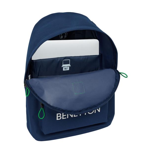 Mochila para notebook Benetton benetton Azul Marinho 31 x 41 x 16 cm