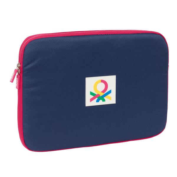 Capa para Portátil Benetton Cherry Cereja Azul Marinho 15,6'' 39,5 x 27,5 x 3,5 cm