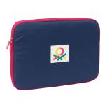 Capa para Portátil Benetton Cherry Cereja Azul Marinho 15,6'' 39,5 x 27,5 x 3,5 cm