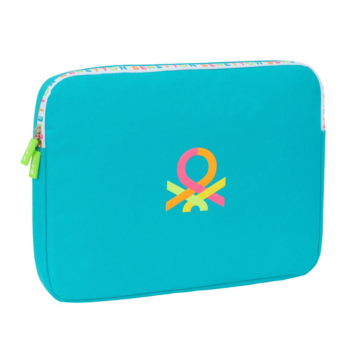 Capa para Portátil Benetton Summer Azul 15,6'' 39,5 x 27,5 x 3,5 cm