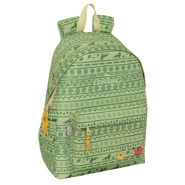 Mochila para notebook Mufasa Verde Bege 31 x 43 x 13 cm