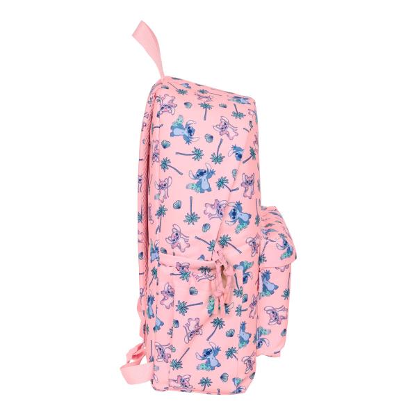Mochila para notebook Lilo & Stitch Beach Cor de Rosa