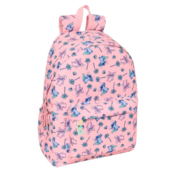 Mochila para notebook Lilo & Stitch Beach Cor de Rosa