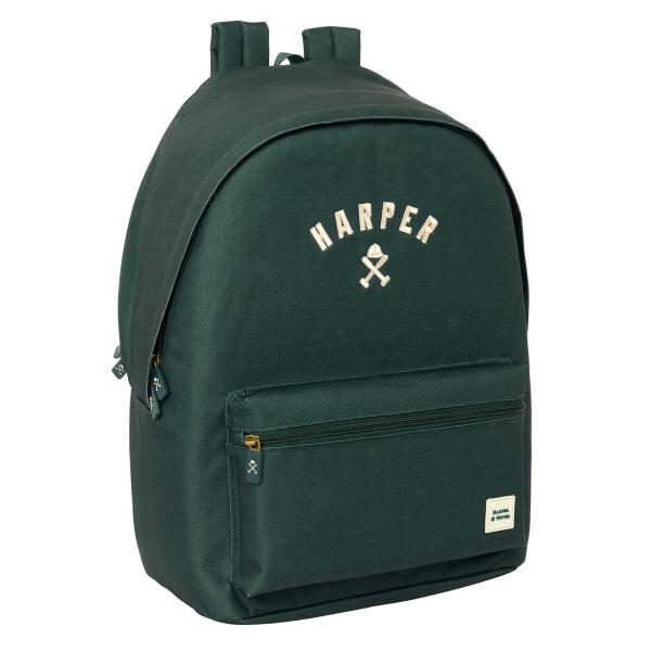 Mochila para notebook Harper & Neyer +usb harper & neyer Verde-escuro 31 x 44 x 18 cm