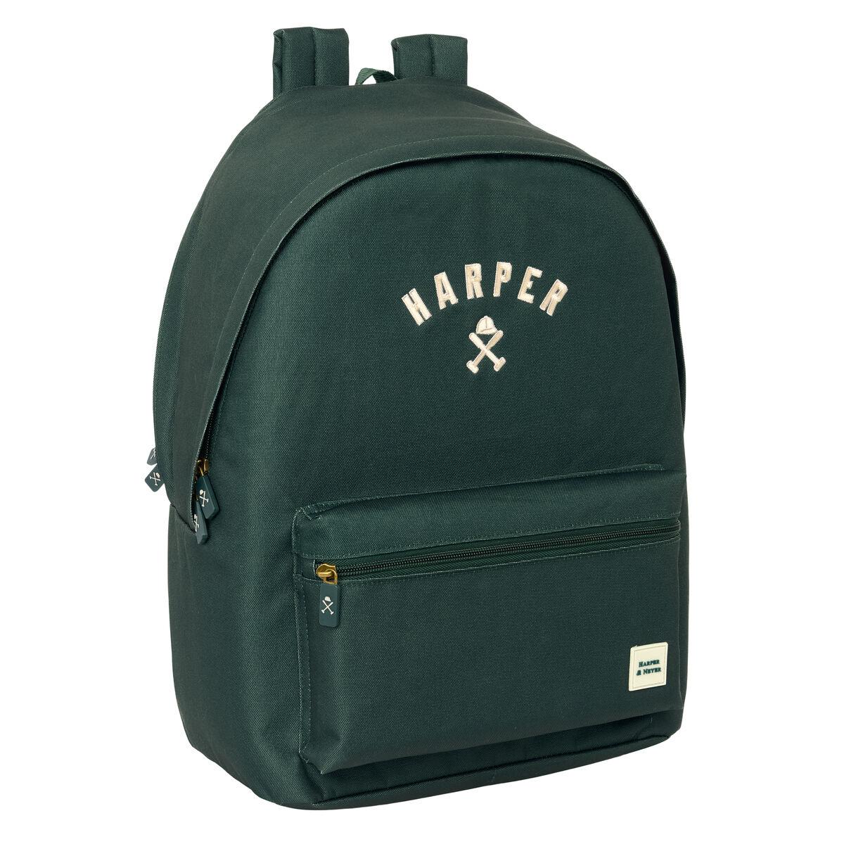 Mochila para notebook Harper & Neyer +usb harper & neyer Verde-escuro 31 x 44 x 18 cm