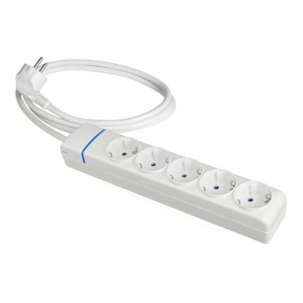 Extensão com 5 Tomadas sem Interruptor Solera 8015p 250 V 16 A (1,5 m)