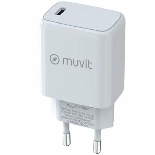 Carregador de Parede Muvit MCACC0014 Branco 30 W