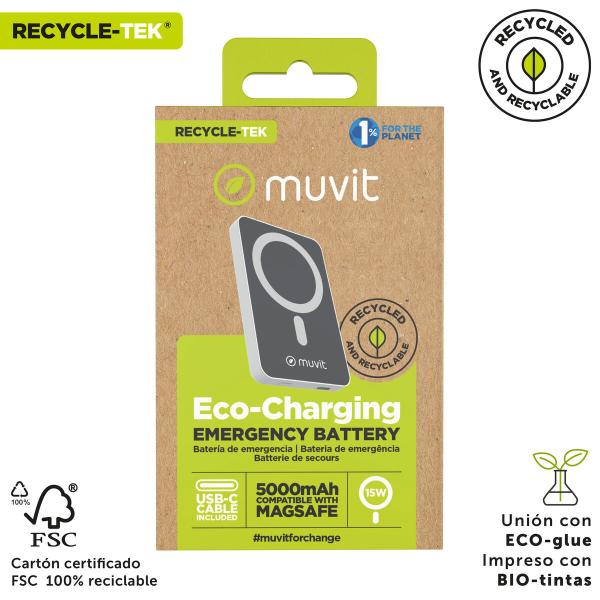 Powerbank Muvit for Change DP51AQ-R Branco 5000 mAh