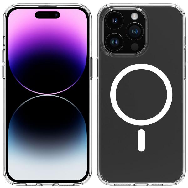 Capa para Telemóvel Muvit for Change iPhone 15 Pro Max Clear Magnética