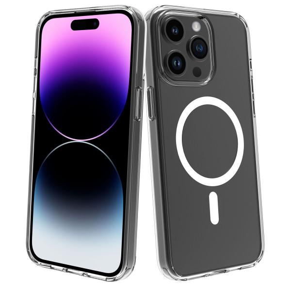 Capa para Telemóvel Muvit for Change iPhone 15 Pro Max Clear Magnética