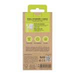 Carregador de Parede + Cabo USB-C Muvit for Change Branco