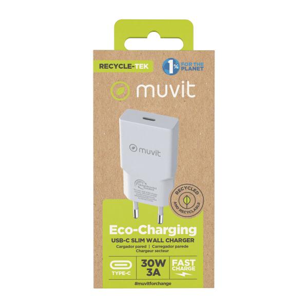 Carregador de Parede Muvit for Change HC-261 Branco