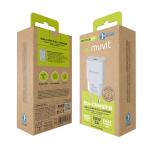 Carregador de Parede Muvit for Change HC-261 Branco