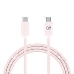 Carregador de Parede + Cabo USB-C Muvit for Change  Glass GaN Cor de Rosa