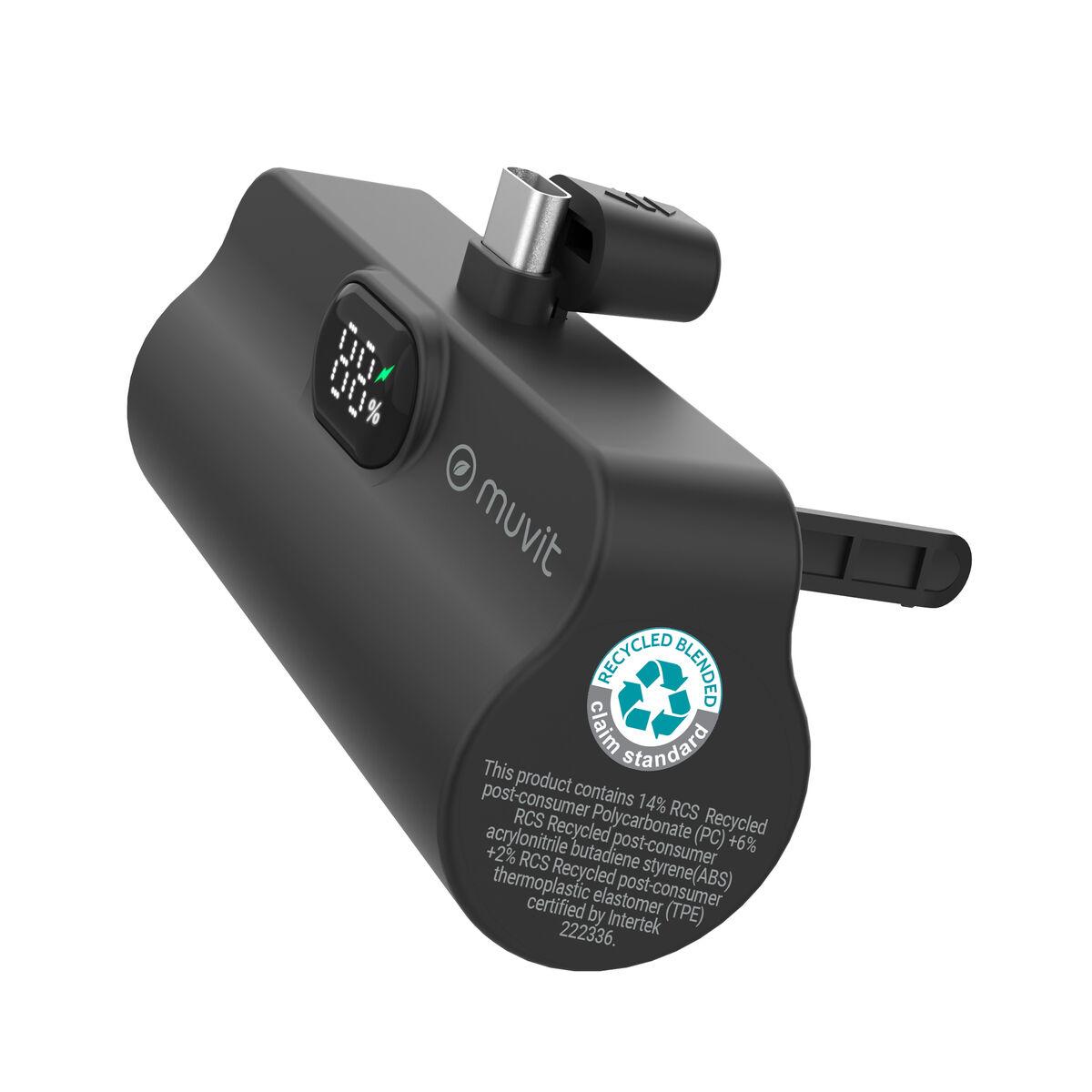 Powerbank Muvit for Change DP53D-R-PD Preto 5000 mAh