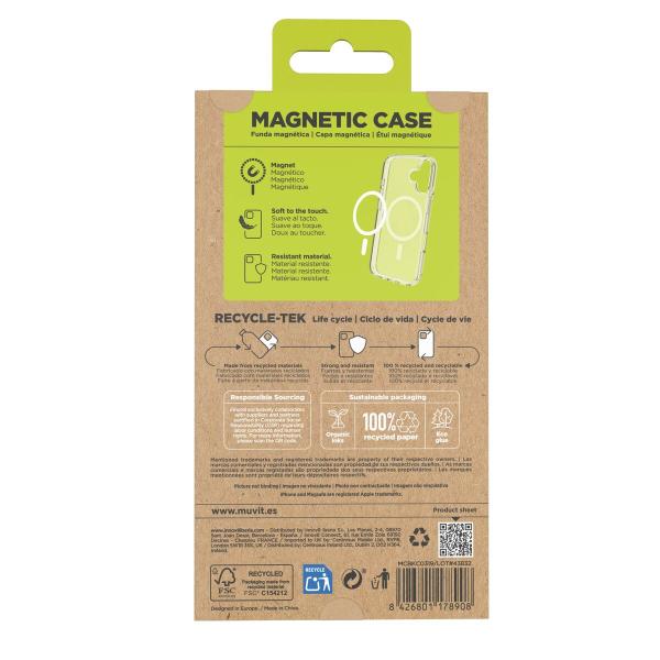 Capa para Telemóvel Muvit for Change iPhone 17 Transparente