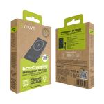 Powerbank Muvit for Change Preto Alumínio 5000 mAh