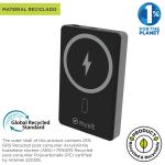 Powerbank Muvit for Change Preto Alumínio 10000 mAh