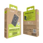 Powerbank Muvit for Change Preto Alumínio 10000 mAh