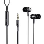 Auriculares com microfone Contact Preto