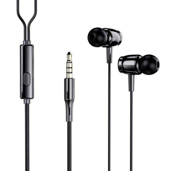 Auriculares com microfone Contact Preto