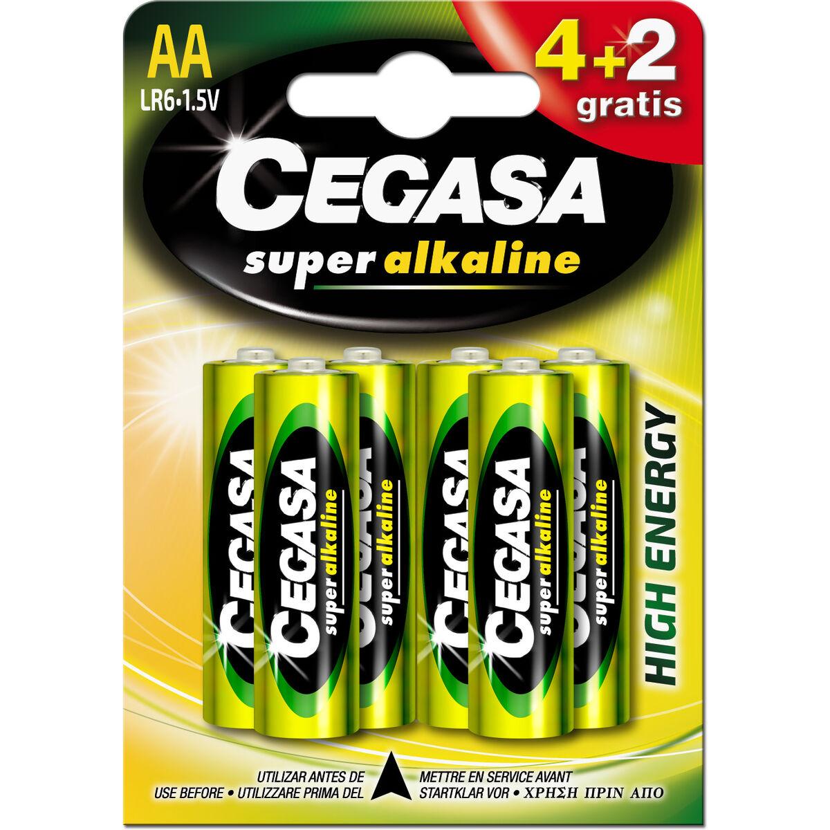 Pilhas Cegasa LR06 1,5 V (4 Unidades)