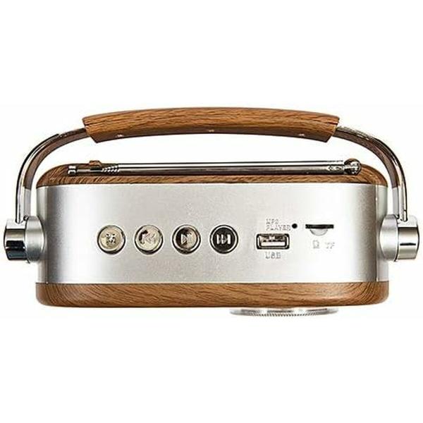 Rádio Portátil Bluetooth Kooltech Retro AM/FM