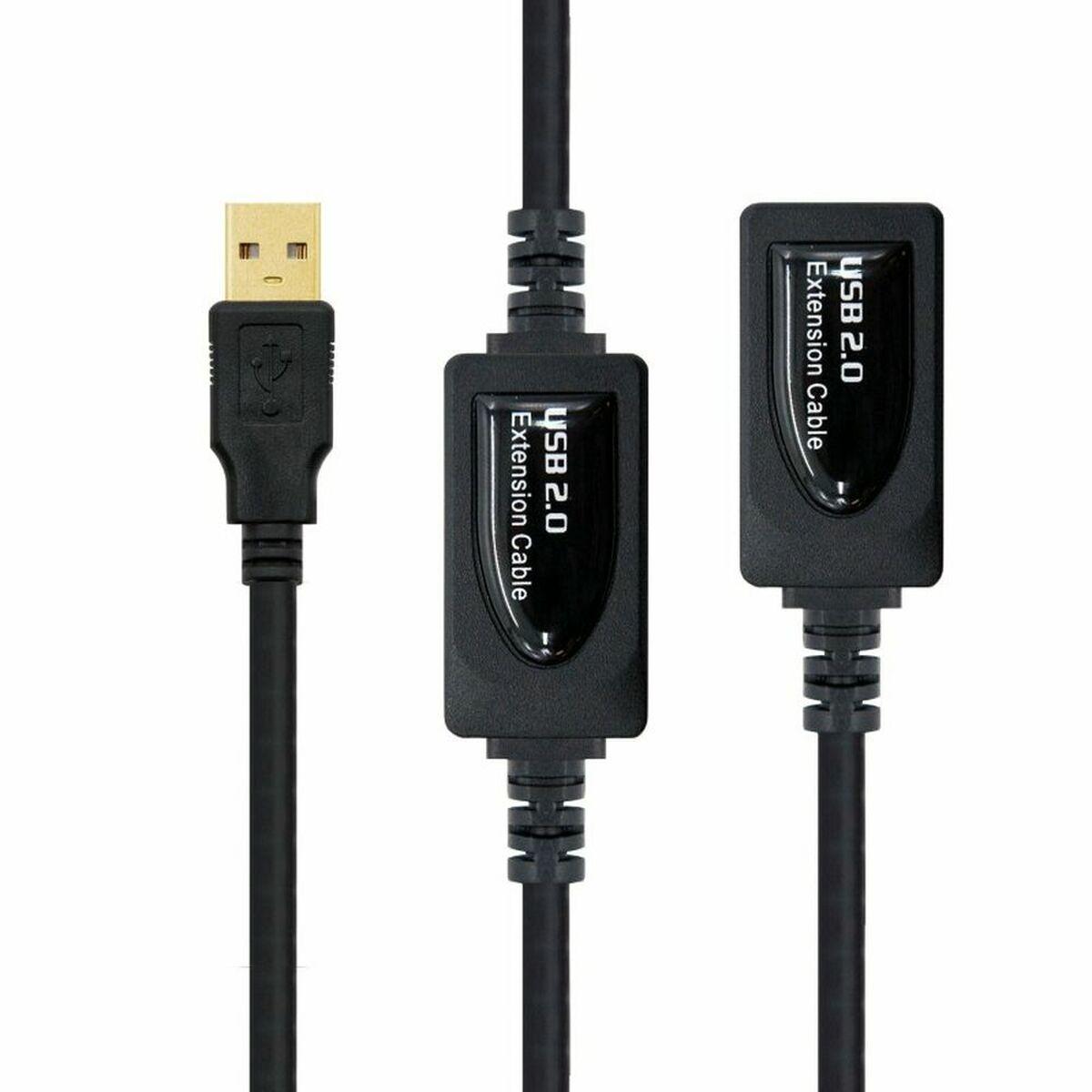 Cabo Alargador USB NANOCABLE 10.01.0212 10 m