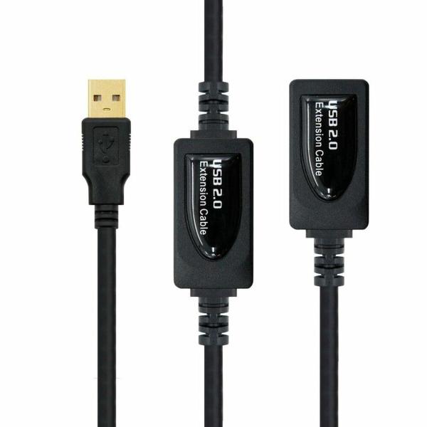 Cabo Alargador USB NANOCABLE 10.01.0212 10 m
