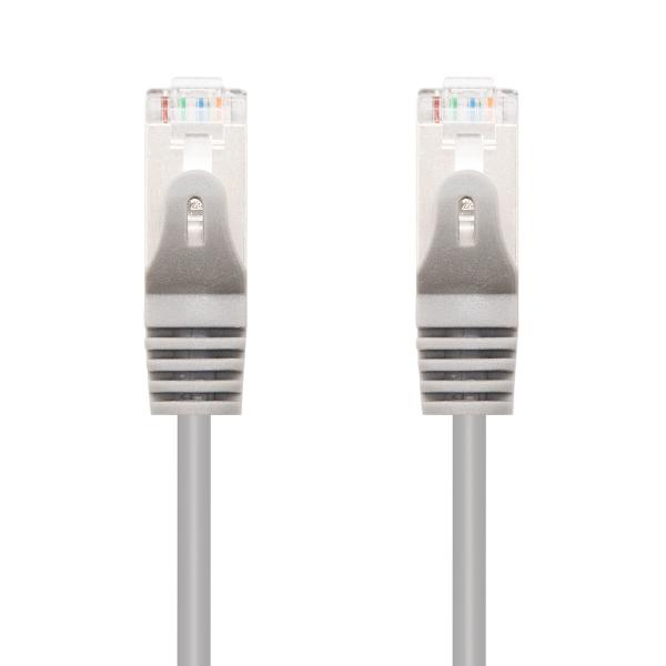 Cabo de rede rígido UTP Categoria 6 NANOCABLE 15m Cat6e Cinzento 15 m