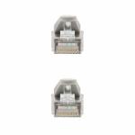 Cabo de rede rígido UTP Categoria 6 NANOCABLE 15m Cat6e Cinzento 15 m