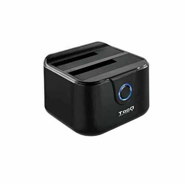Dock Station Dual TooQ TQDS-802B 2.5" / 3.5" SATA USB 3.0 Preto