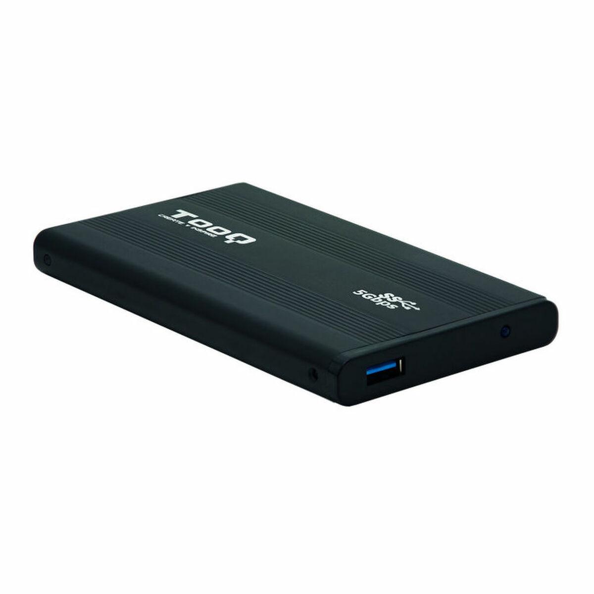 Caixa externa TooQ TQE-2524B 2.5" HD SATA III USB 3.0 Preto 2,5"
