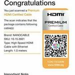 Cabo HDMI NANOCABLE HDMI V2.0, 1m Preto 1 m