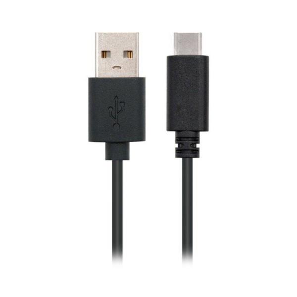 Cabo USB A para USB C NANOCABLE 10.01.210 Preto