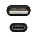 Cabo USB A para USB C NANOCABLE 10.01.210 Preto