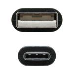 Cabo USB A para USB C NANOCABLE 10.01.210 Preto