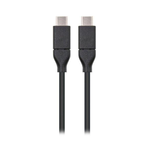 Cabo USB-C 3.1 NANOCABLE 10.01.4101 Preto (1 m)