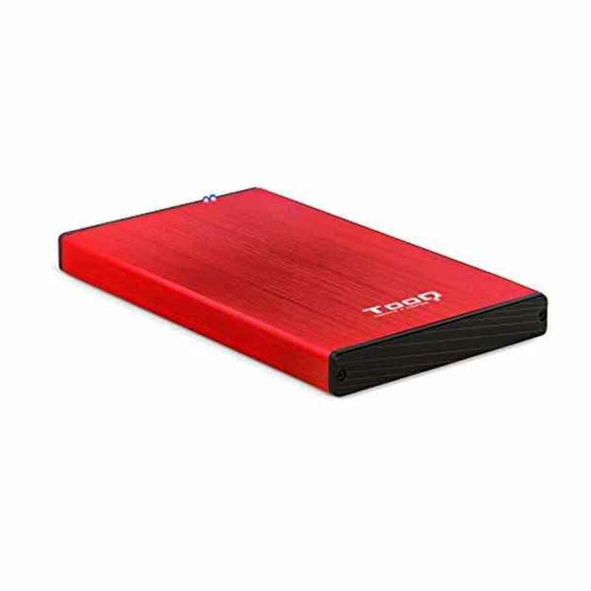 Caixa externa TooQ TQE-2527R SATA III USB 3.0 3,5" Vermelho Preto/Vermelho
