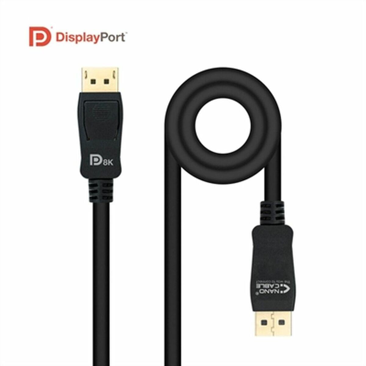 Cabo DisplayPort NANOCABLE 10.15.2501 Preto 1,5 m (1,5 m)