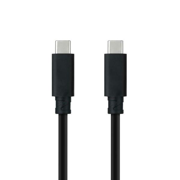 Cabo USB C NANOCABLE 10.01.4101-L150 1,5 m Preto