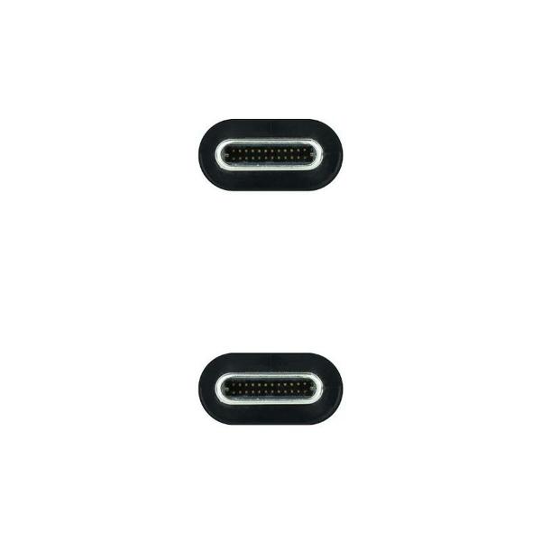 Cabo USB C NANOCABLE 10.01.4101-L150 1,5 m Preto