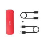 Caixa externa TooQ TQE-2201R Vermelho