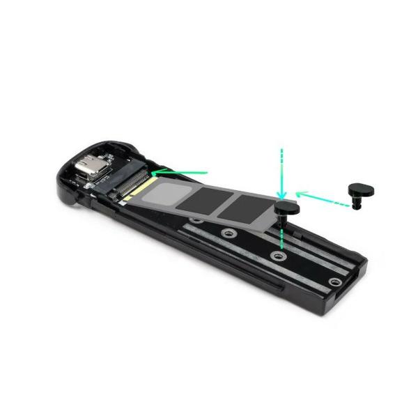 Caixa externa TooQ TQE-2202S Prateado Aço