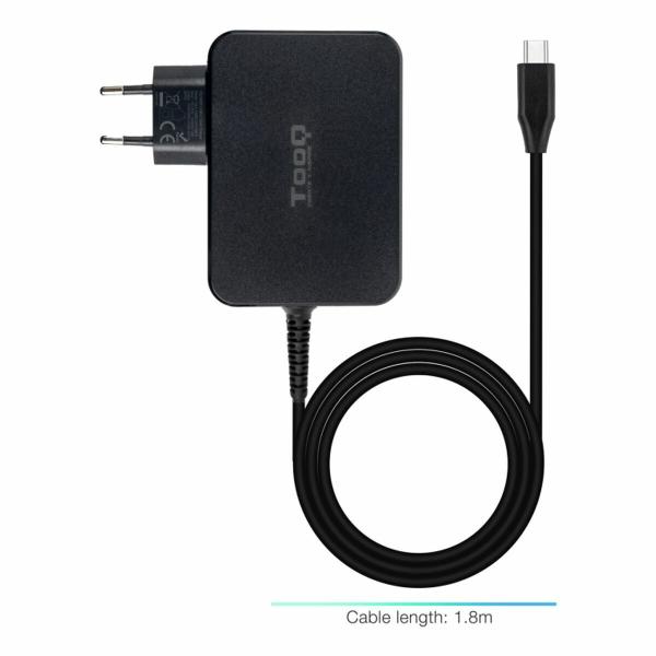 Carregador para Portátil TooQ GAN USB-C PD 100W 100 W