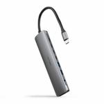 Hub USB NANOCABLE 10.16.4608 Cinzento 100 W 50 W