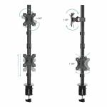 Suporte de Mesa para Ecrã TooQ DB1233TNV-B 32" 13" 16 Kg