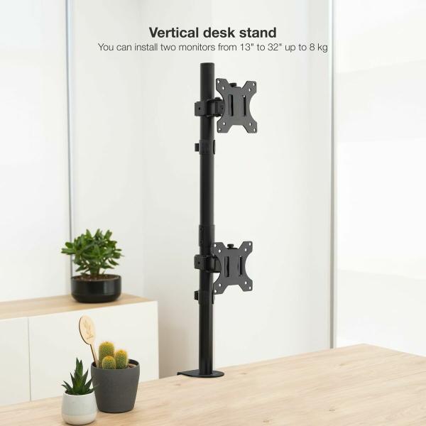 Suporte de Mesa para Ecrã TooQ DB1233TNV-B 32" 13" 16 Kg